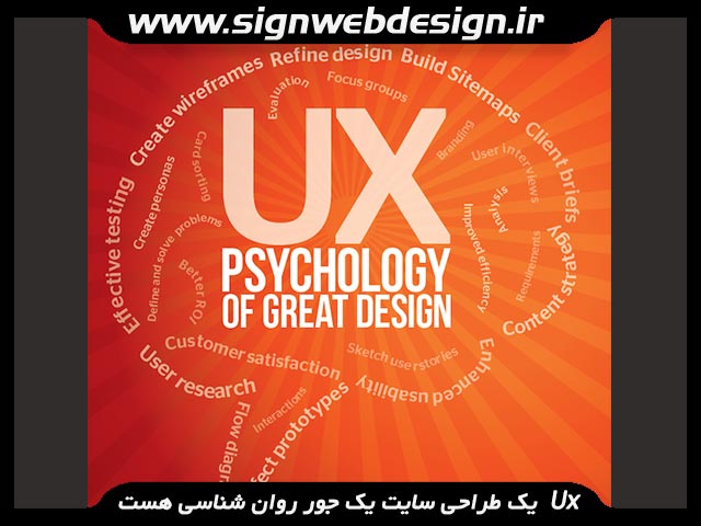 Ux یک طراحی سایت یک جور روان شناسی هست